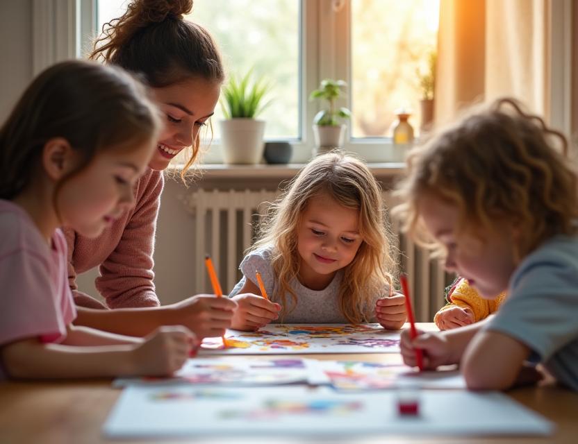 Çocuk odaklı sanat eğitimi programı